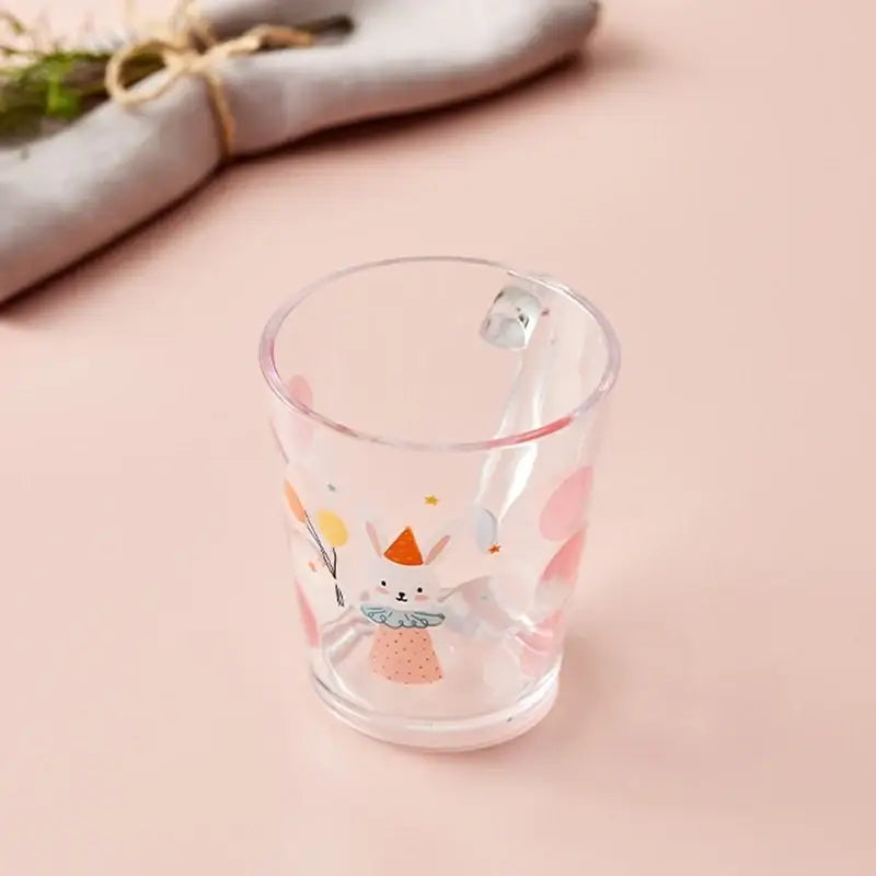 Korean Party Rabbit - Acrylic Dot Mug - Modern House - Mugs - Harumio