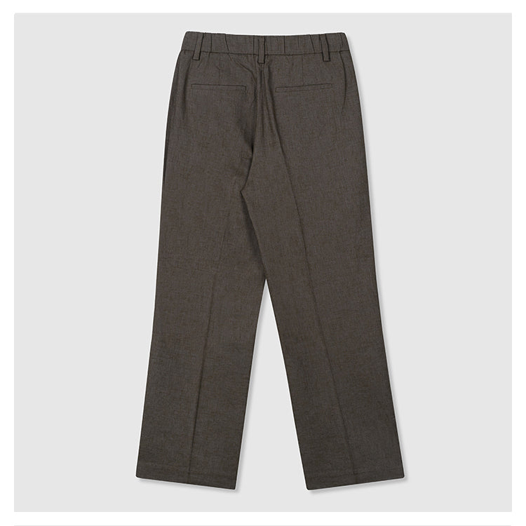 SPAO - COOLTECH Linen Semi-Wide Pants