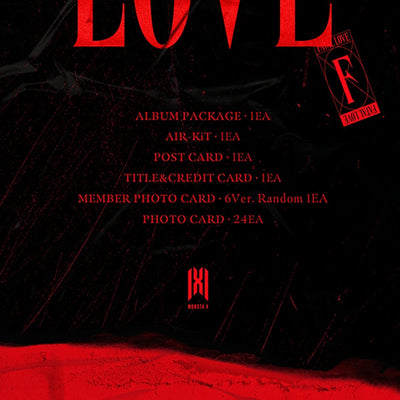 MONSTA X - FATAL LOVE (Regular 3rd Album) KiT