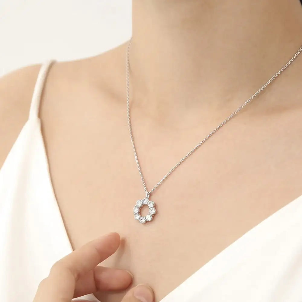 OST - Simulated Diamond 0.3ct Shine Necklace - OST - Jewelry - Harumio