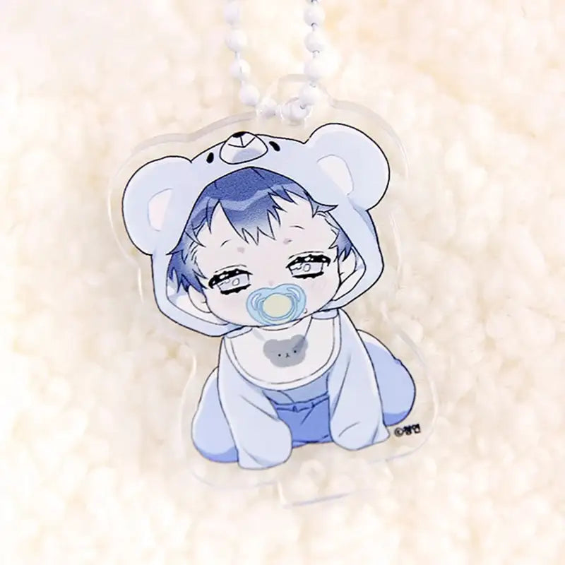 Surge Towards You - Rocking Crib Acrylic Stand + Charm Set - Webtoon Shop - Acrylic Stand - Harumio