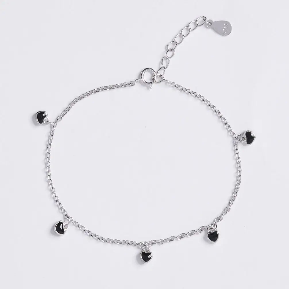 OST - Colorful Black Heart Bracelet - OST - Jewelry - Harumio