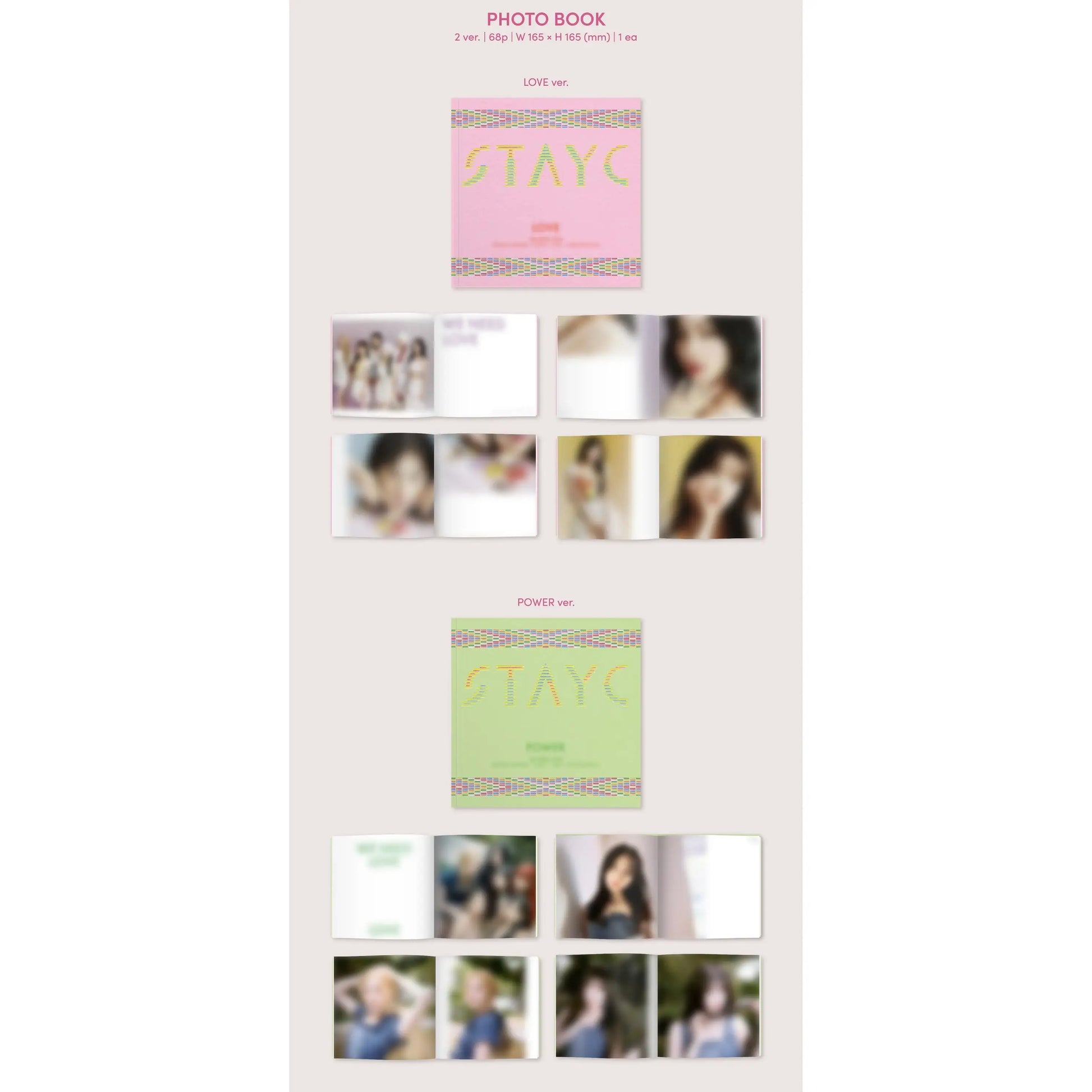 STAYC - We Need Love : 3rd Single Album - STAYC - Album - Harumio