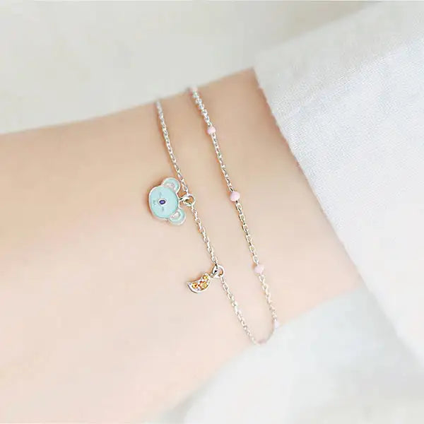 BT21 x OST - Silver Bracelet Ver. 2 - Koya - BT21 - Bracelets - Harumio