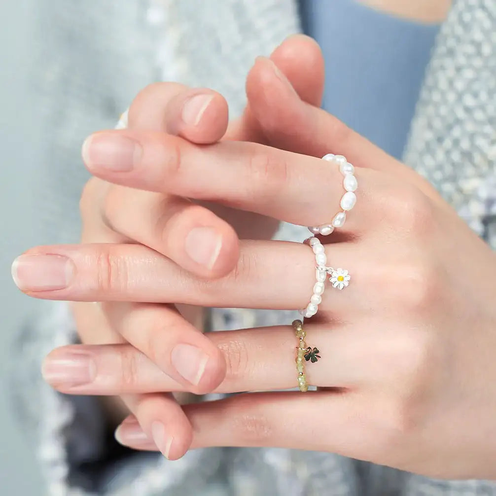 OST - Daisy Freshwater Pearl Ring - OST - Jewelry - Harumio