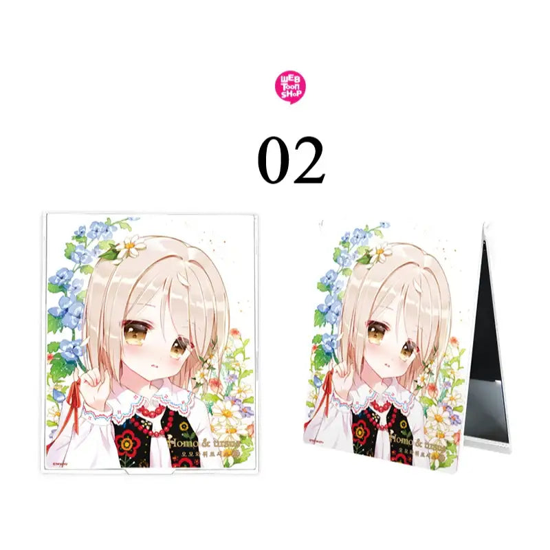 Omowa Whirsis - Folding Square Mirror - Webtoon Shop - Mirrors - Harumio