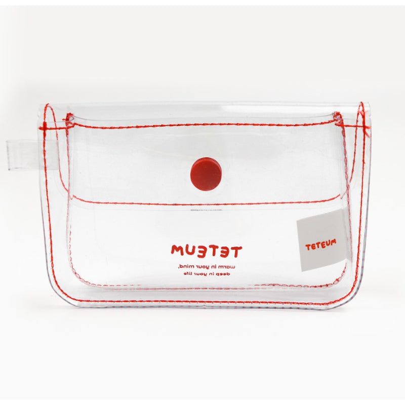 Teteum - Red Stitch Card Wallet