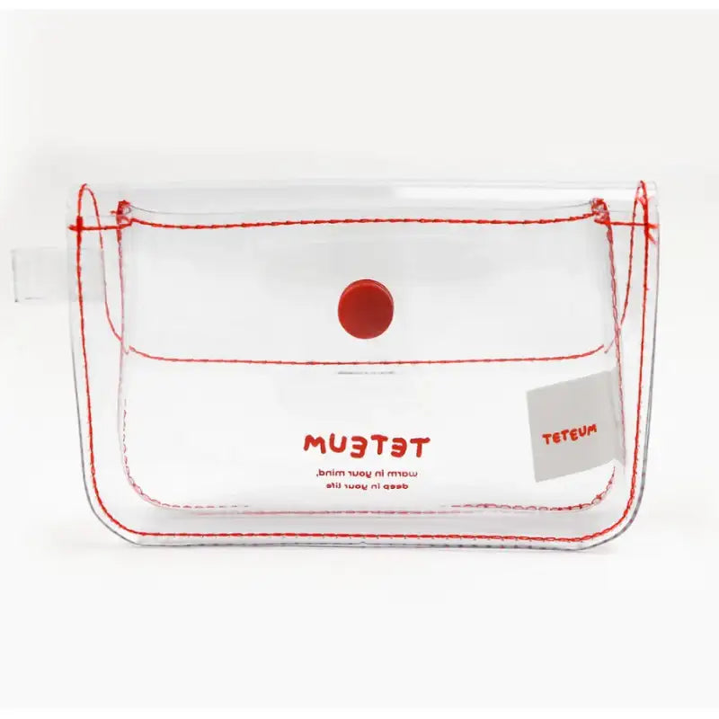 Teteum - Red Stitch Card Wallet - Teteum - Wallets - Harumio