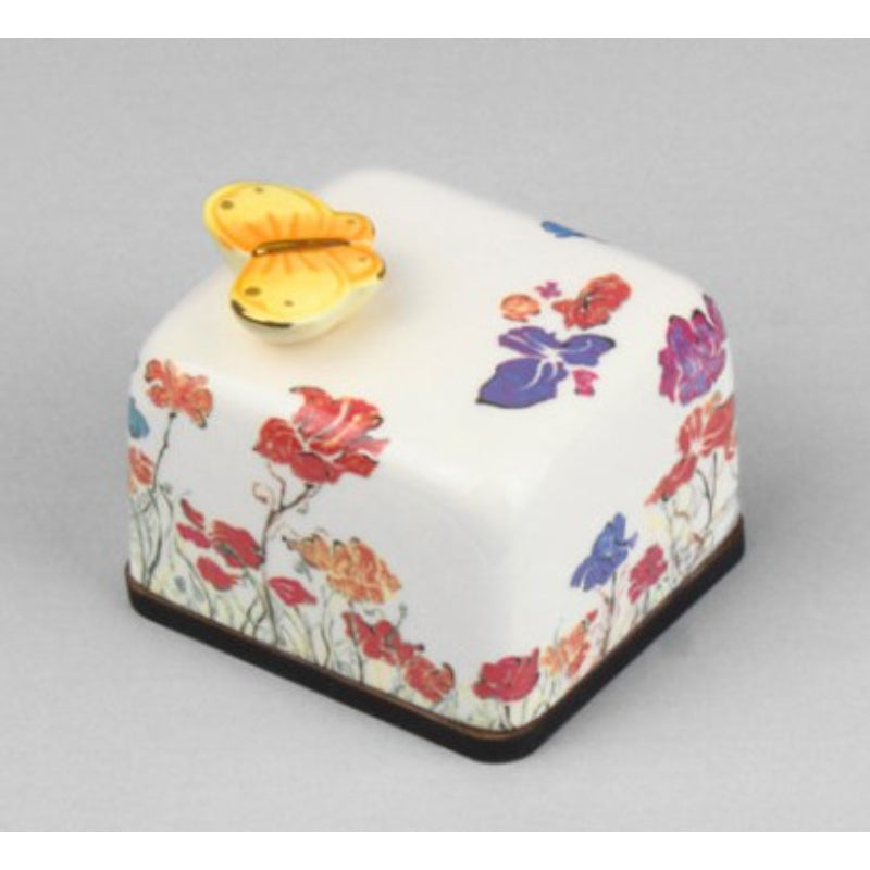 HK Studio - Moony Ceramic Flower Train Musical Paperweight - HK Studio - Music Box - Harumio