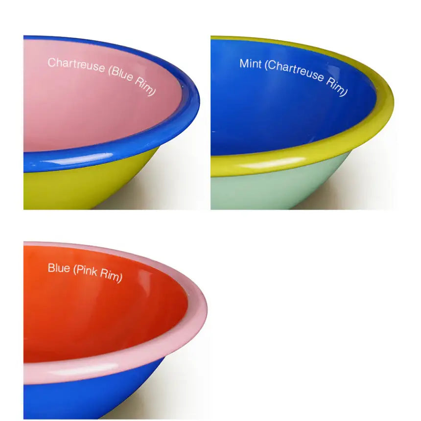 Odense - Bornn Enamel Coloroma Bowl (20cm) - Odense - Home & Living, Accessories - Harumio