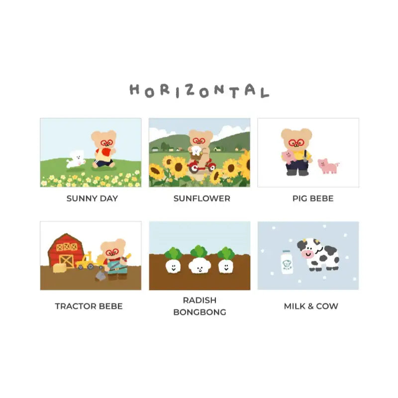 Teteum - Tiny Forest Postcards - Teteum - Stationary - Harumio