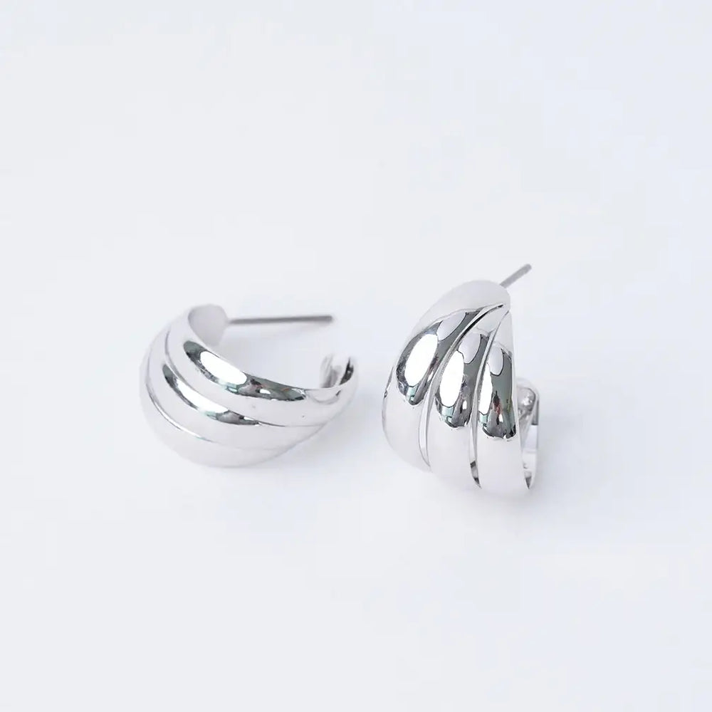 OST - Refined Volume Stud Earring - OST - Jewelry - Harumio
