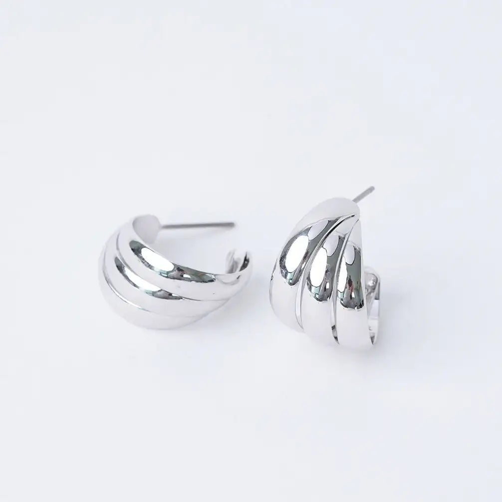 OST - Refined Volume Stud Earring - OST - Jewelry - Harumio