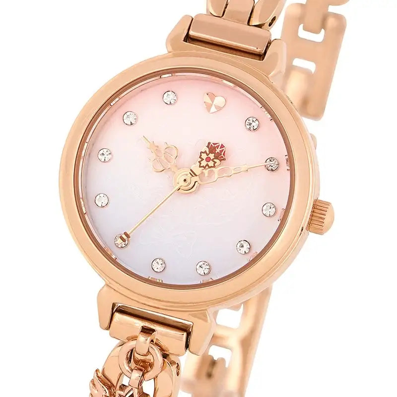Saint Tail x Clue - Saint Charm Rose Gold Metal Watch - CLUE - Jewelry - Harumio