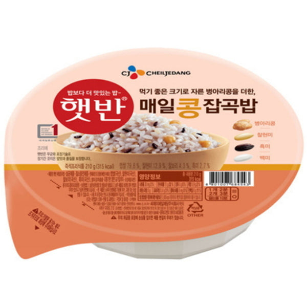 CJ - Instant Cooked Rice - Multigrain Bean (1 box)