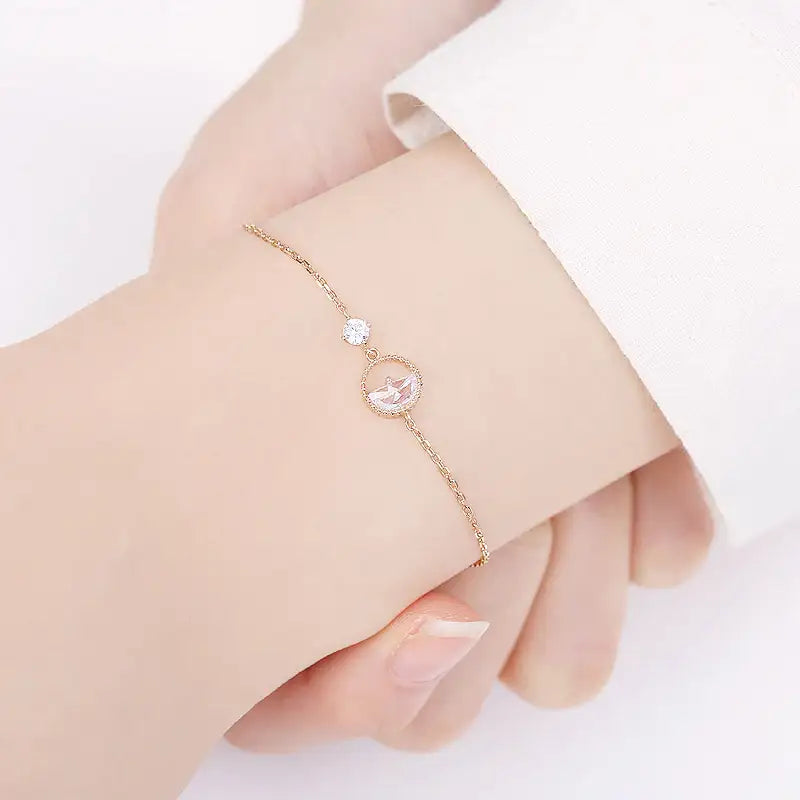 CLUE - Simple Round Silver Bracelet - CLUE - Jewelry - Harumio