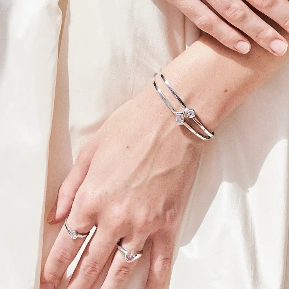 OST - Waterdrop Cuff Bangle - OST - Jewelry - Harumio