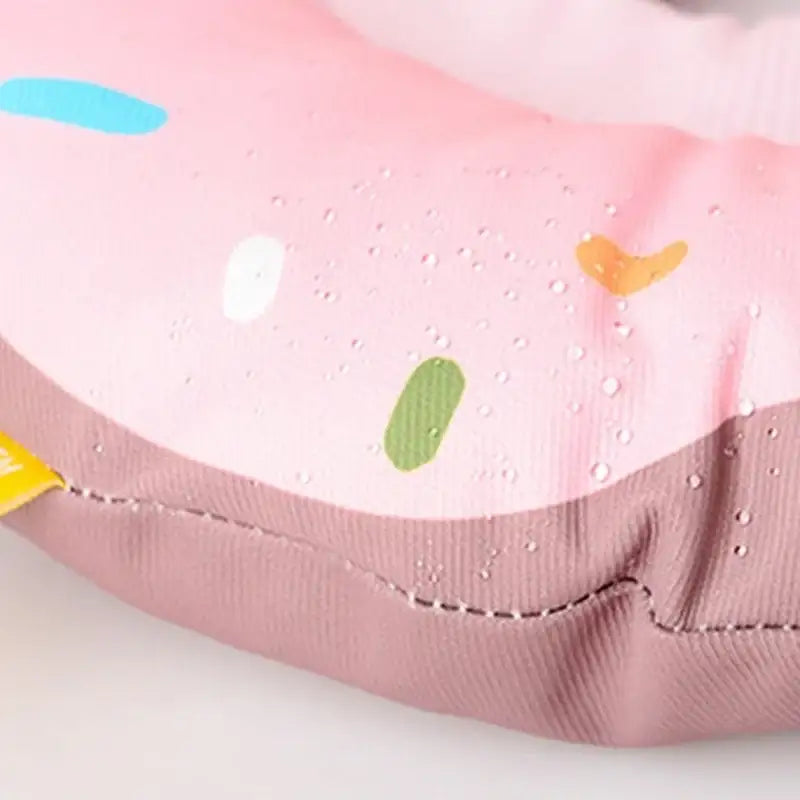 Yog!ssw - Pet Pinky Donut Neck Collar - Jungle Monster - Pet - Harumio