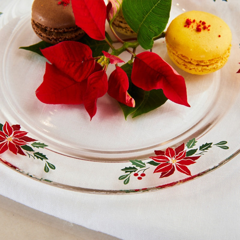Korean Winter Flower - Glass Plate