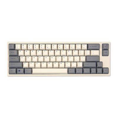 Leopold FC660C Grey / White Korean Dye-Sublimated PBT Keycap