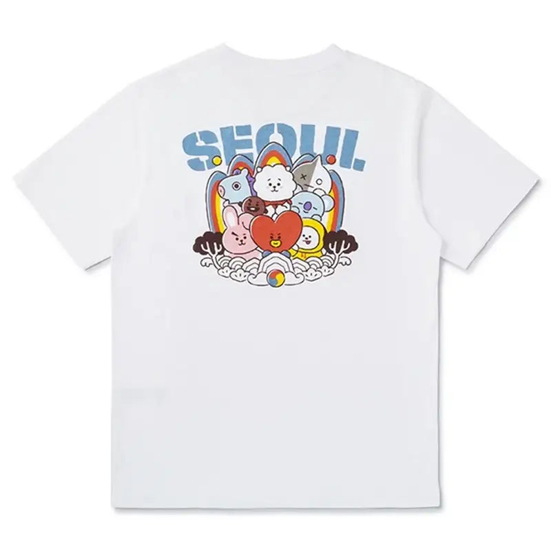 BT21 - City Edition Seoul - Short Sleeve T-Shirt - BT21 - Clothing - Harumio