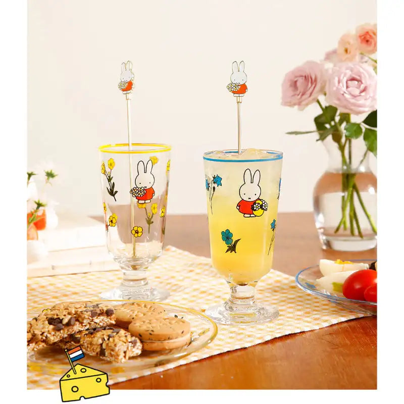 Bo Friends - Miffy's Garden Glass Dish Set - Bo Friends - Glass Dish Set - Harumio