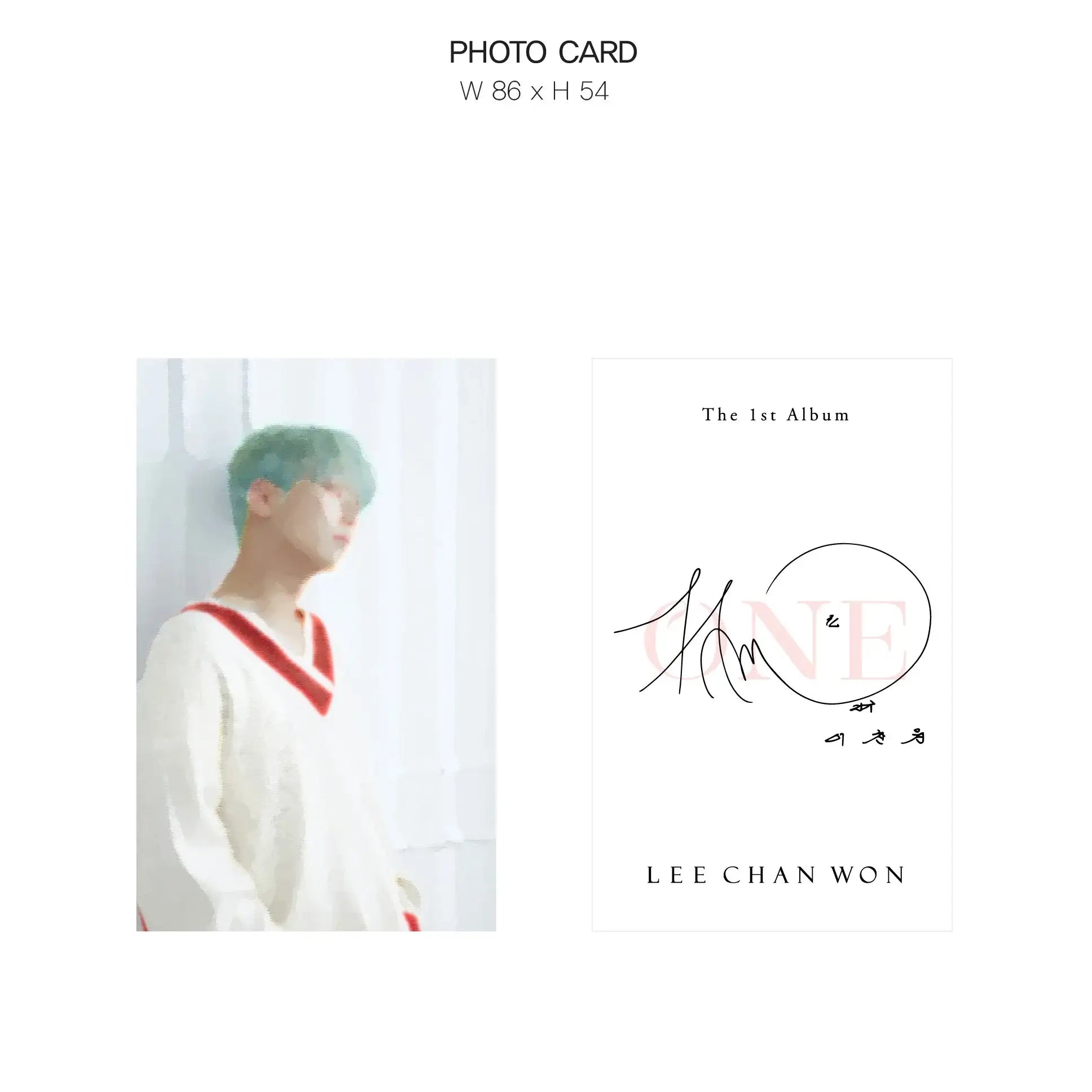 Lee Chan-won - ONE : 1st Album (Smart Album) - Lee Chan-won - Album - Harumio