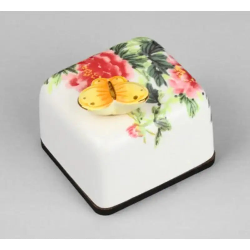 HK Studio - Korean Art Peony Musical Paperweight - HK Studio - Music Box - Harumio