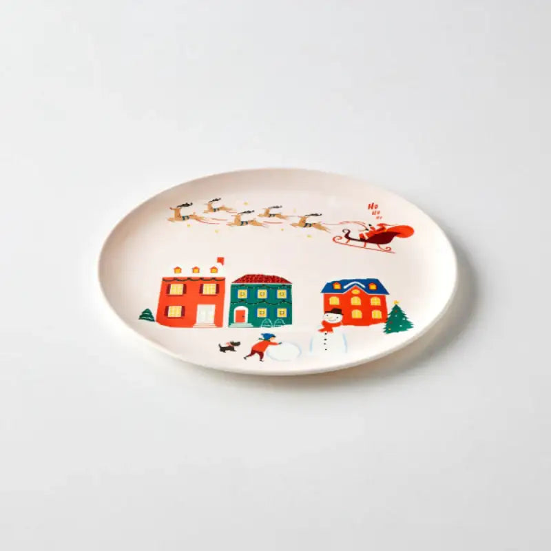 Korean Santa Fairy Village - Round Plate Stand - Modern House - Home & Living - Harumio