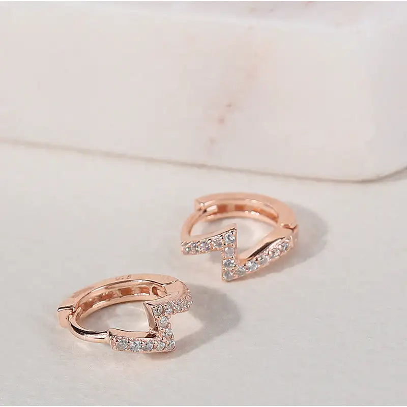 CLUE - Stay One Touch Silver Earrings - CLUE - Jewelry - Harumio
