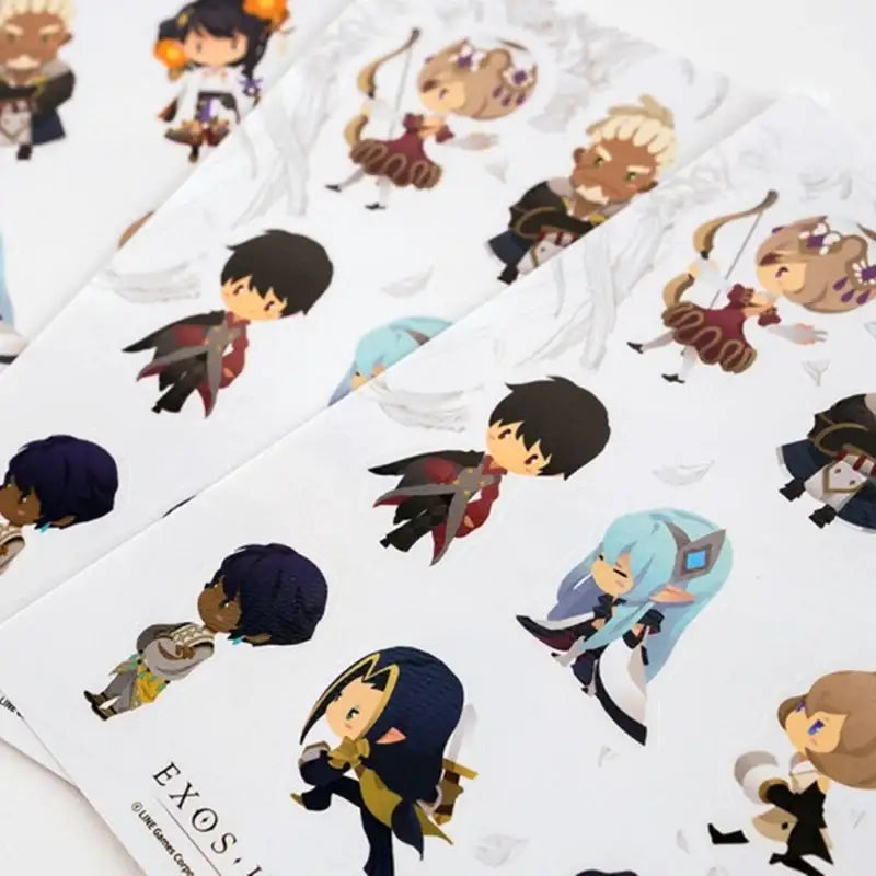Exos Heroes - SD Sticker Part.1 - Line Games Shop - Stickers - Harumio