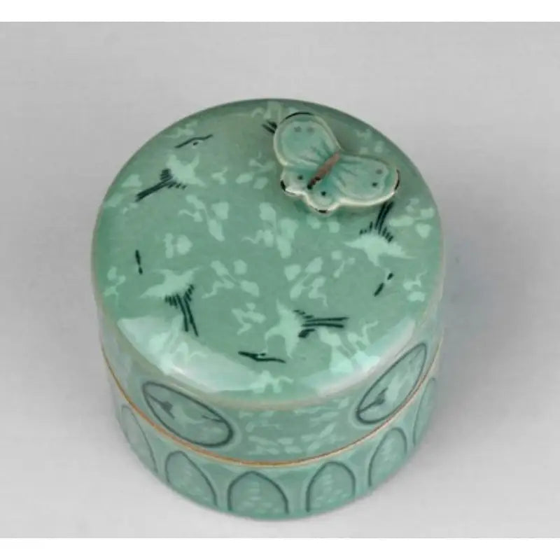 HK Studio - Moony Celadon Musical Jewelry Box - HK Studio - Music Box - Harumio