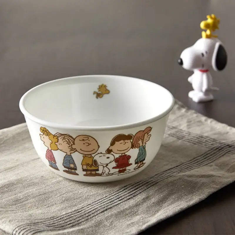 Corelle x Peanuts - Snoopy Friends - Noodle Bowl - Modern House - Tableware - Harumio