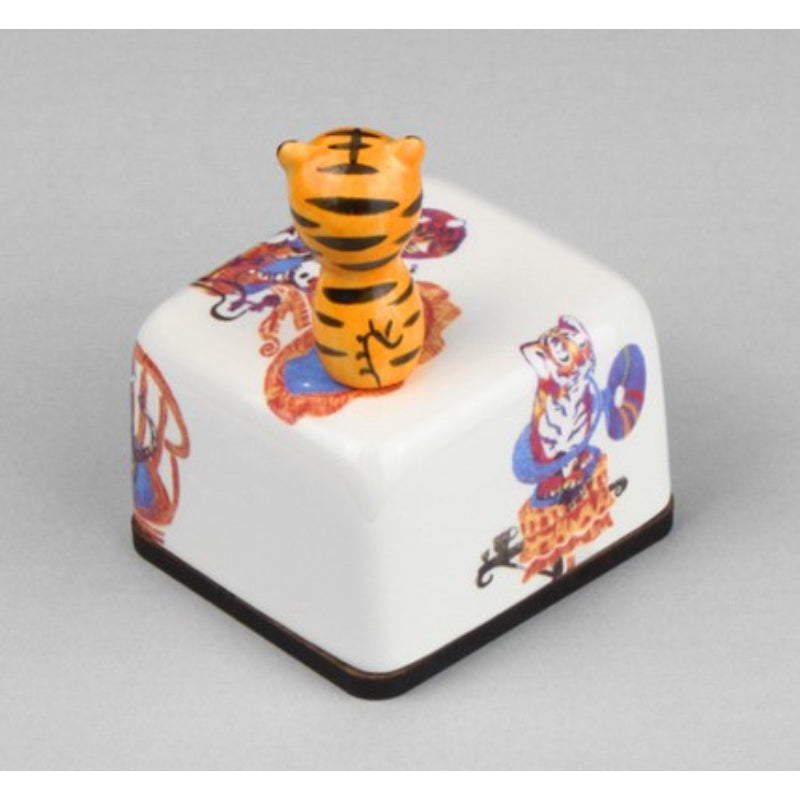 HK Studio - Twelve Earthly Branches Band Musical Paperweight - Tiger - HK Studio - Music Box - Harumio