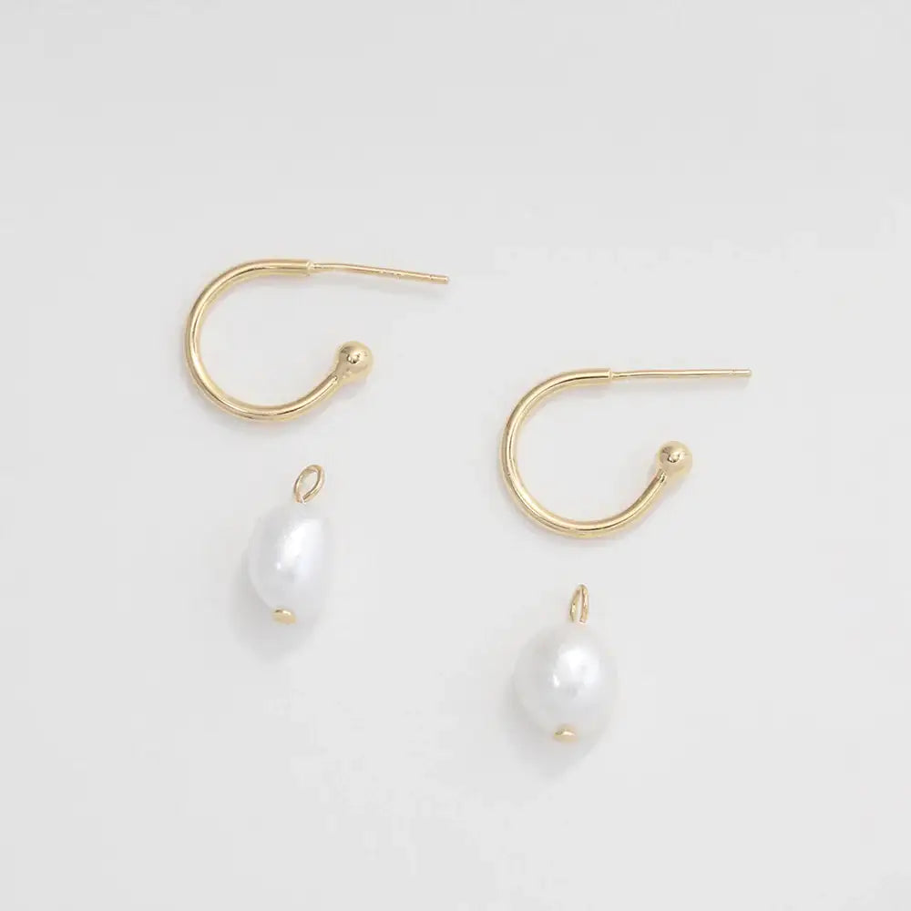 OST - Trendy Freshwater Pearl Earrings - OST - Jewelry - Harumio