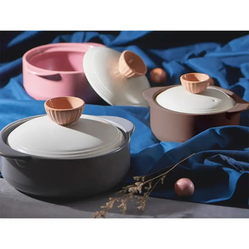 Neoflam - Valley Rose Hot Pot Set Of 3