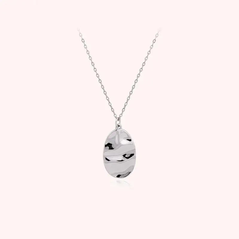 CLUE - Winter Coin Silver Necklace - CLUE - Jewelry - Harumio