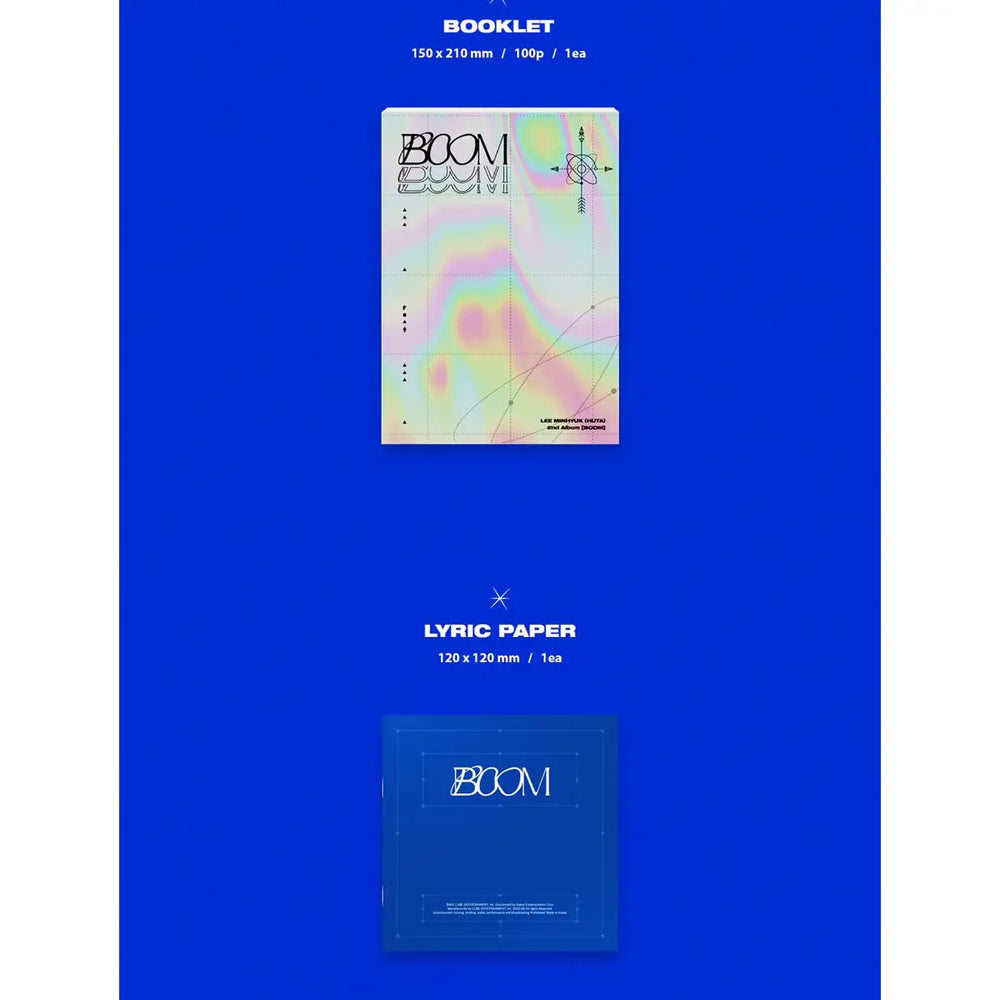 Lee Min-hyuk (HUTA) - BOOM : 2nd Full Album - Lee Min-hyuk (HUTA) - Album - Harumio