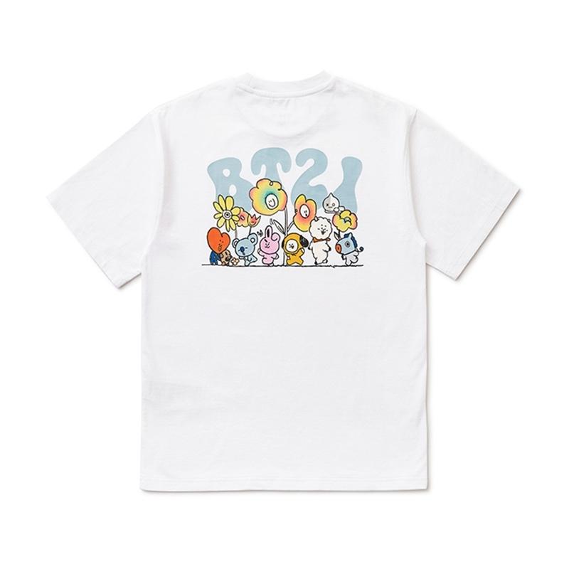 BT21 - Flower Collection - Flower Logo Short Sleeve T-Shirt