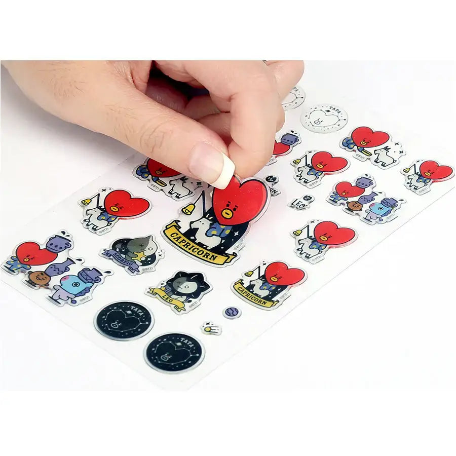 BT21 x Monopoly - Universtar Epoxy Sticker - Zodiac - Monopoly - Accessories - Harumio