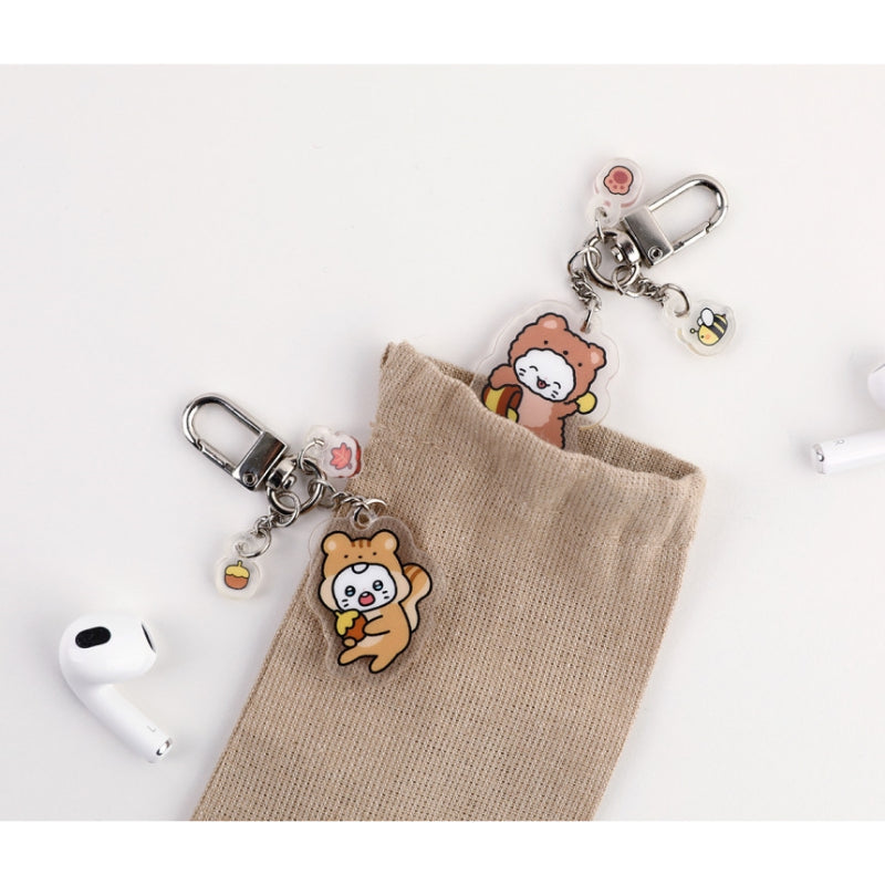 Meow Man - Acrylic Keyring (Random)