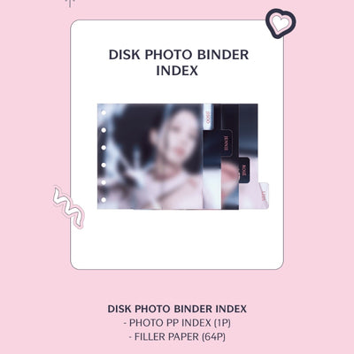 BlackPink - Born Pink - Disk Photo Binder Index