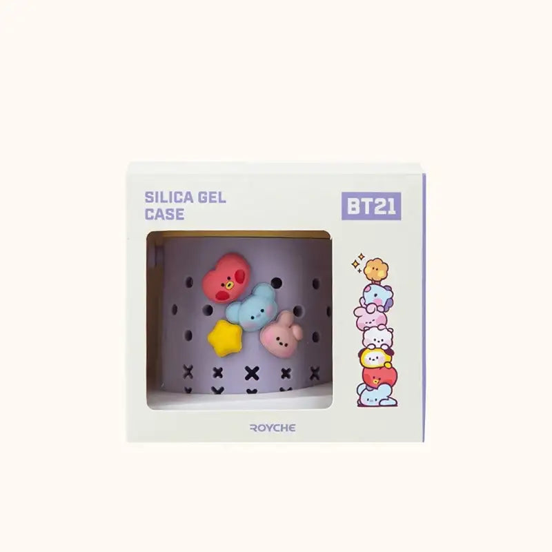 BT21 x Royche - Minini Silica Gel Case - Royche - Silica Gel Case - Harumio