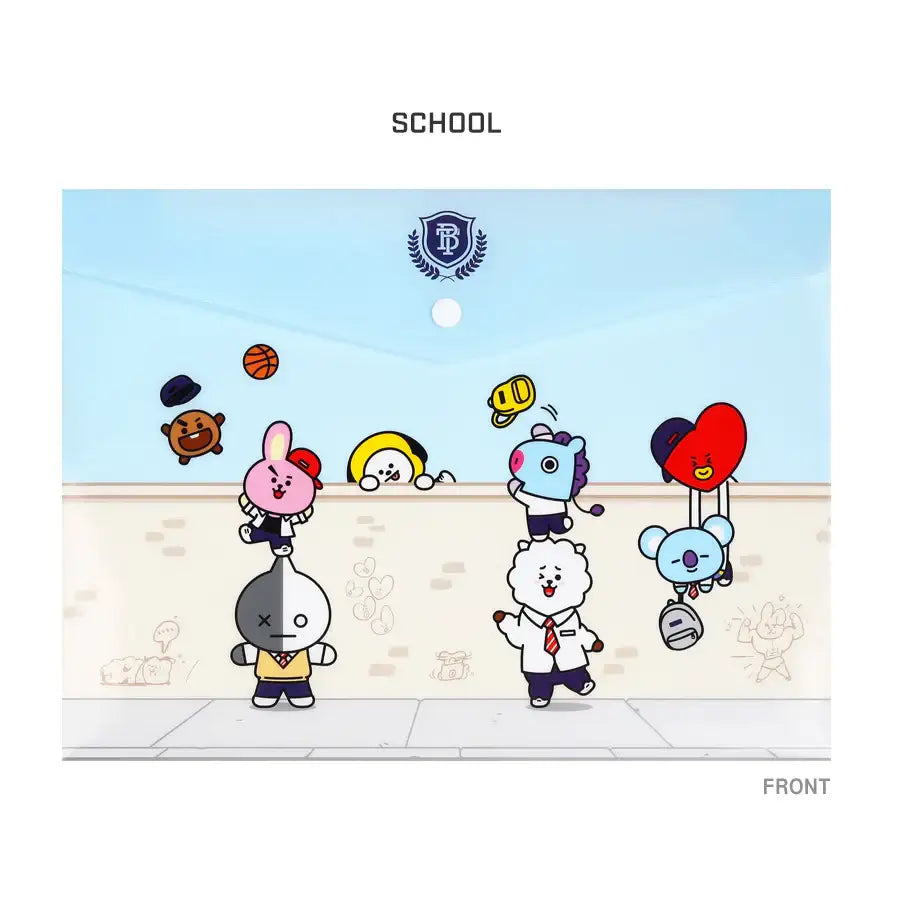 BT21 x Monopoly - PP File Pocket - School Edition - Monopoly - Accessories - Harumio