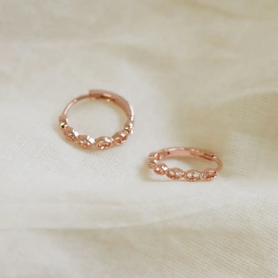 CLUE - Collection Iconic C Link One Touch Earrings - CLUE - Jewelry - Harumio