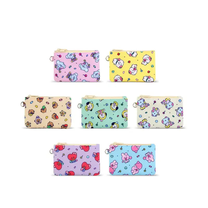 BT21 x Monopoly - Baby Double Pocket Pouch JELLY CANDY - BT21 x Monopoly - Pouches - Harumio