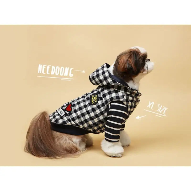 ITSDOG - Pet Reversible Checked Padded Vest - ITSDOG - Pet Clothes - Harumio