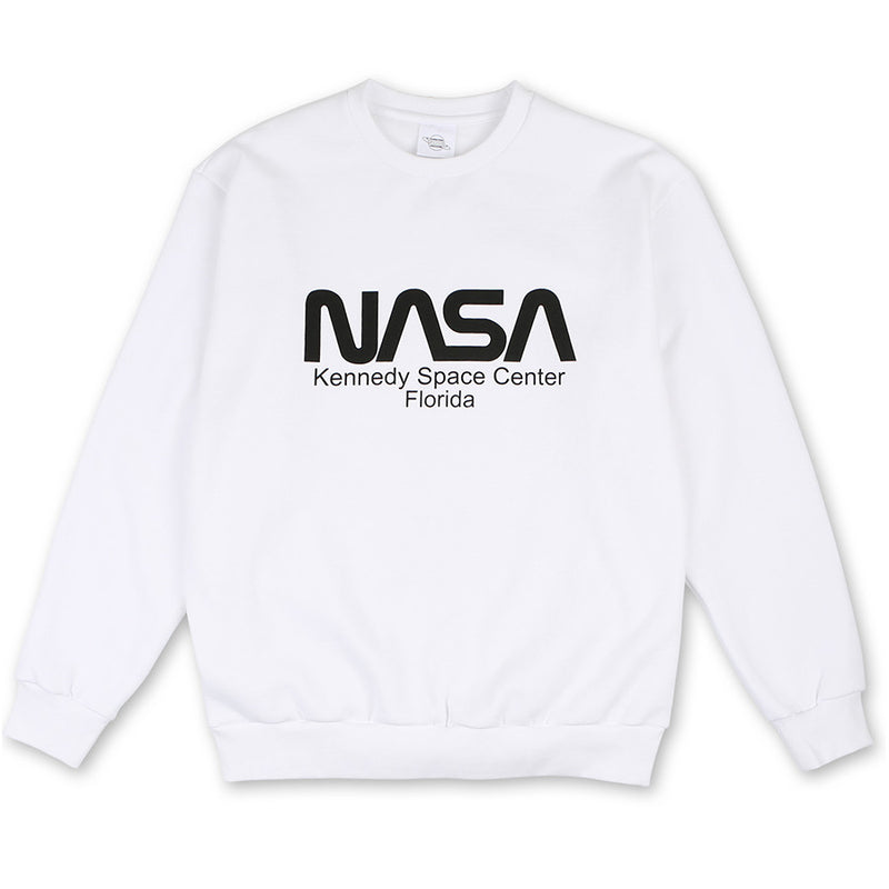Siero x NASA - NASA Print Crewneck Sweatshirt - White