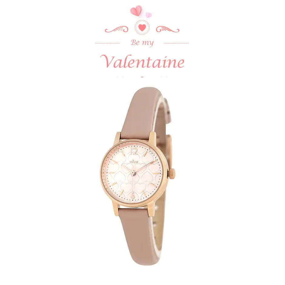 CLUE - Sweet Love Indi Pink Leather Watch - CLUE - Watches - Harumio