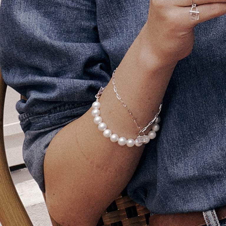 OST - White Pearl Bracelet - OST - Jewelry - Harumio